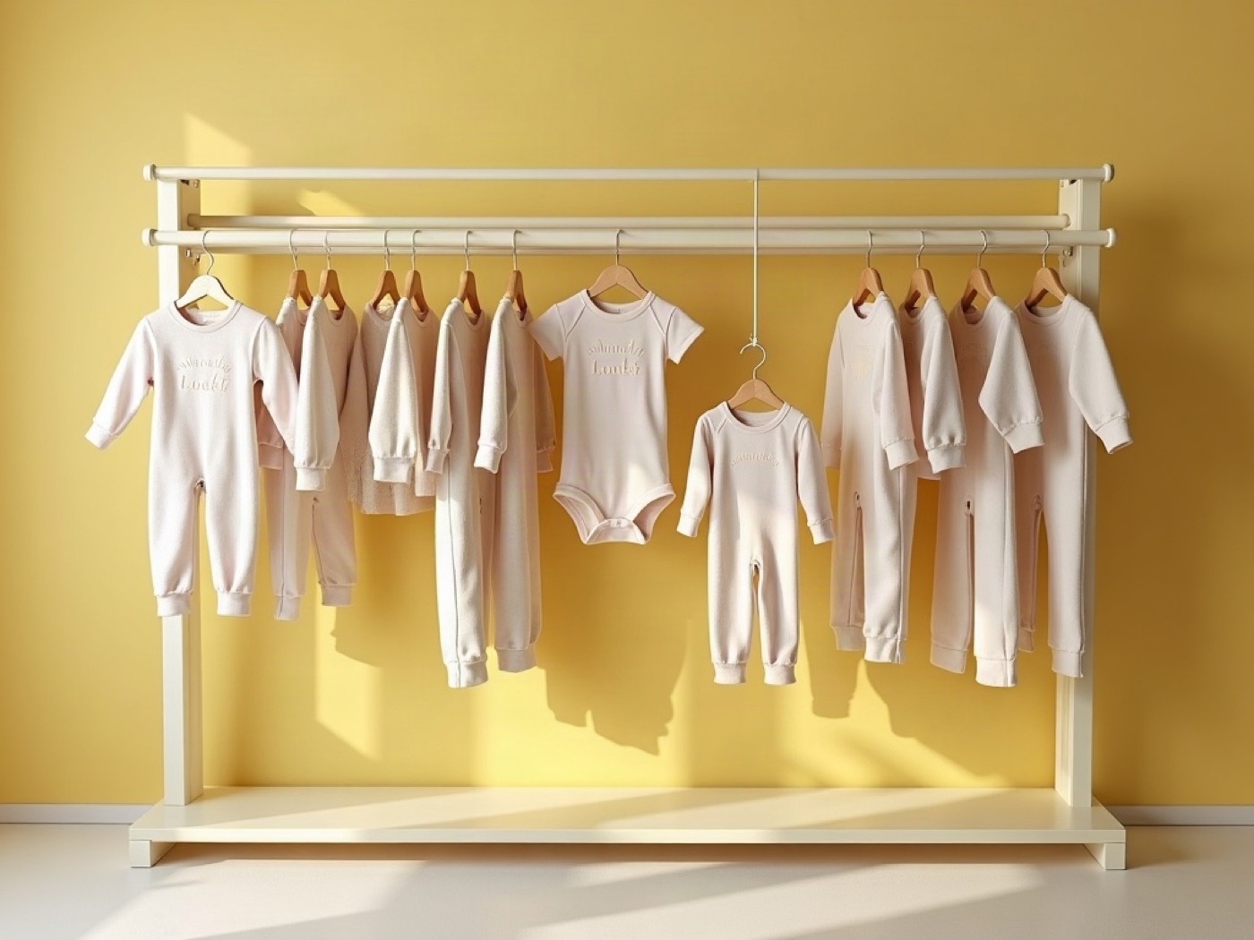 Family Look rail at SPORT d.o.o.: matching adult and child hangers